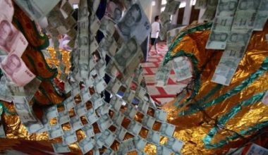 Offrande de billets de banque - Thailande